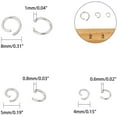 thumbnail image 3 of 450pcs Stainless Steel Open Jump Ring 3 Colors O Ring Connectors Metal Link Jump Ring for Bracelet Necklaces Earrings Jewelry Making, 3 of 9