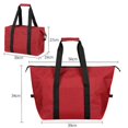 thumbnail image 3 of Ckraxd Outdoor Large Capacity Picnic Bag - Portable Thermal Insulation Basket for Camping, Travel & Picnics - Foldable Bento Bag with Handles, 3 of 3
