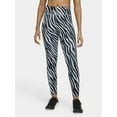 thumbnail image 2 of Nike Women's The Nike One Tight Fit Zebra Striped Training Pants, 2 of 5