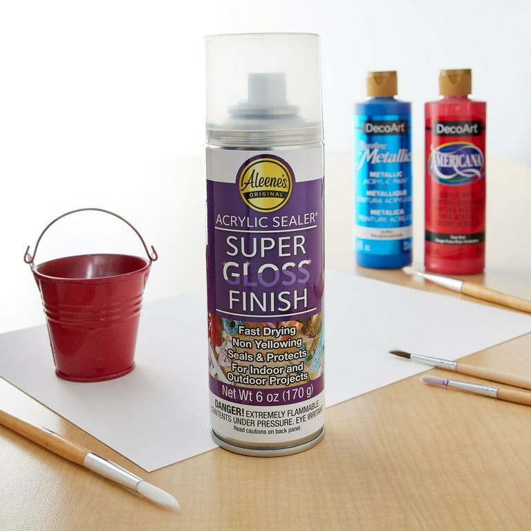 Question About Aleene's Spray Acrylic Sealer and Heat