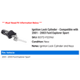 thumbnail image 2 of Ignition Lock Cylinder - Compatible with 2001 - 2003 Ford Explorer Sport 2002, 2 of 2