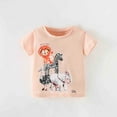 thumbnail image 2 of Byoo Boys' Animal Print T Shirt Summer Short Sleeve Casual Top Child Comfortable Tee Shirts,Orange, 2 of 7