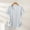 Blue, variant on IUYRTFE Women Solid Color V Neck Short Sleeve T Shirt Slim Fit Casual Basic Top for Daily Wear