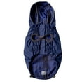 thumbnail image 4 of GF PET Dog Rain Coat Reversible Elastofit Waterproof Apparel for Small Medium Large Dogs Pets, Navy, XS, 4 of 6