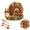3D Fabric Poke Art Kit-(Snail Mail)-A10, variant on 2026 New Whimsical Village 3D Fabric Poke Art Kit, Floral Mushroom Cottage | Creative Craft Set, Flowers Activity Summer Gift Home Decor Craft for Adult Beginner (Pumpkin Patch)