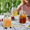thumbnail image 3 of Biodegradable Straws Disposable Paper Straws for Drinking  Assorted 100/200-Pack, 3 of 5