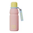 thumbnail image 1 of Botella de agua térmica moderna de acero inoxidable para gimnasio, deportes y conducción. Rosa, 1 of 9