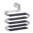 thumbnail image 3 of SIEYIO Pants Hangers Space Saving S-Type Stainless Steel Clothes Pants Hangers Design,Clothes Closet Storage Organize, 3 of 12