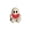 1PC Eating Watermelon Ghost Figurines#1, variant on Halloween Ghost Figurine, Resin Decor Set Spooky Screaming Ghost Statue, Eerie Ornaments for Halloween Party