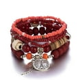thumbnail image 1 of Bracelets Stackable Bead Jewelry for Women and Men Multilayer Stretch Set with Multicolor Beads Contemporary Accessory for Everyday Style, 1 of 7
