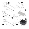 thumbnail image 2 of 140 Pcs Panneau Perforé Hooks Outil en Métal Hooks, 2 of 8