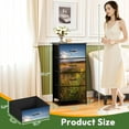 thumbnail image 2 of 4 Drawer Vertical Storage Dresser Sunflower Prairie Sunrise with Wood Top Fabric Pull Drawers, 2 of 8