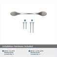 thumbnail image 6 of Amerock Ravino 3 inch Center-to-Center Satin Nickel Cabinet or Furniture Pull, 25 Pack, 6 of 6
