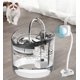 thumbnail image 3 of Dispensador de agua para mascotas, circulación automática, dispensador de agua para gatos, suministros inteligentes para mascotas Rojo Verde, 3 of 5