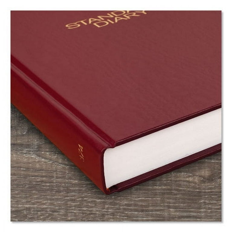 Standard Diary Daily Diary, 2024 Edition, Medium/College Rule, Red Cover, (200) 9.5 x 7.5 Sheets Standard Diary Daily Diary, 2024 Edition, Medium/College Rule, Red Cover, (200) 9.5 x 7.5 Sheets