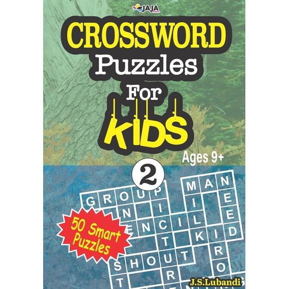CROSSWORD Puzzles For KIDS, Ages 9 (50 Smart Puzzles) Vol.2