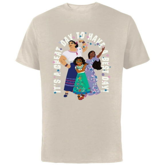 Disney Encanto Family Trip Group Best Vacation Together - Short Sleeve Cotton T-Shirt for Adults - Customized-Natural