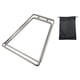 thumbnail image 4 of Soporte de refrigeración plegable Portaequipajes Soporte plegable para caja de hielo Soporte para caja de hielo para refrigerador Plata, 4 of 8
