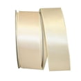 thumbnail image 1 of Reliant Ribbon 92575W-810-40K Satin Value Wired Edge Ribbon - Ivory - 2.5 in. x 50 yards, 1 of 1