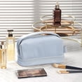 thumbnail image 3 of Bolsa de belleza de doble capa, de maquillaje de gran capacidad, moda para vacaciones de fin de semana Tmvgtek Para Estrenar, 3 of 5