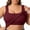 Wine-summer tank tops, variant on breaise U-Back Workout Tank Tops for Women with Built in Bra Plus Size Sleeveless Shirts Gym Athletic Yoga Crop Tops