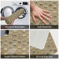 thumbnail image 2 of Stamp Pattern worlds Door Mat for Indoor, Welcome Door Mats Front Entrance Rug, Non-Slip Bathroom kitchen Rugs for Inside Floor, Small Rug Dog Door Mat 20X31.5 Inch, 2 of 5