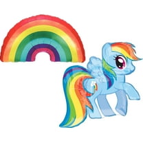 MY LITTLE PONY & Rainbow DASH Birthday Party Decoration Favor Mylar Balloons