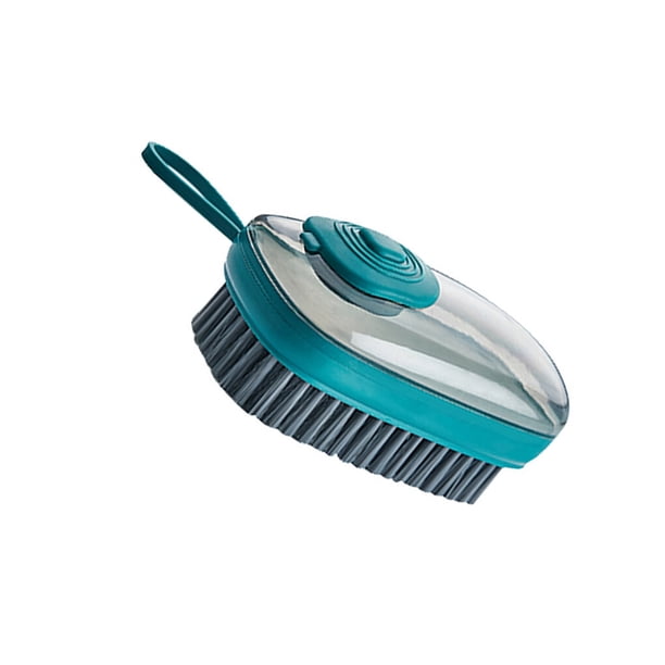 Advancent Cepillo para zapatos Dispensador de plástico Cepillo de limpieza de ropa Herramienta de de ropa para el hogar, verde negruzco Type2 NO2