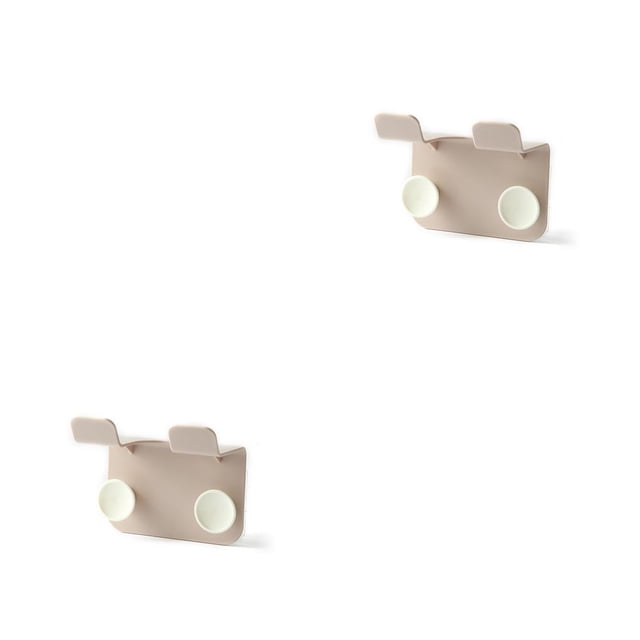 Advancent Soporte para secador de pelo, estante de almacenamiento para soplador de aire de baño de pared, organizador colgante de plástico Type1 NO1