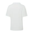 thumbnail image 7 of Womens Tops Women Short Sleeve V Neck Summer Casual Work Basic Tees White Summer Shirts Tops L, 7 of 7