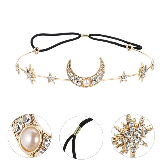 MUSEYA 2Pcs Sparkly Headbands Hair Ornaments for Women Suitable for Photo Shoots