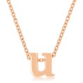 thumbnail image 1 of Precious Stars Collier Pendentif Initial U Finition Or Rose, 1 of 1