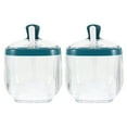 thumbnail image 3 of 2-Pack Plastic Spice Jars with Salt and Pepper Storage Holders, Seasoning Containers for Kitchen Organization, 3 of 6