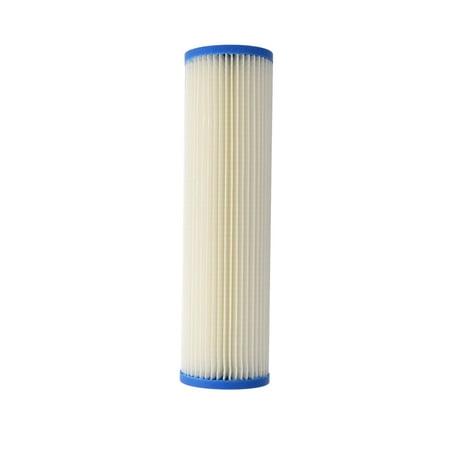 ReplacementBrand S1A-D Culligan Comparable 10 x 2.5 Inch 20 Micron Whole House Pleated Sediment Water Filter 2 Pack - Not for Well (Best Whole House Water Filter For Well Water)
