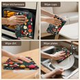 thumbnail image 5 of 6 Pcs Funny Kitchen Towels,Pioneer Flower Floral Print Pattern Microfiber Dish Towels,Kitchen Tea Towels,Kitchen Towel Set (18" X 26"), 5 of 7