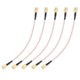 thumbnail image 4 of RF Coaxial Cable, RG316 Double Shielded Extension Cable High Frequency Professional 5Pcs 50 Ohm  Impedance  For Hotspot WiFi Antenna For Router, 4 of 8