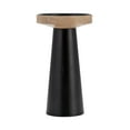 thumbnail image 2 of Sagebrook Home Wooden Flat Candle Holder Stand, 2 of 9