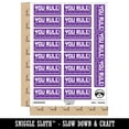 thumbnail image 2 of You Rule Ruler Teacher Student School Sticker Set - Purple - Gloss Finish - 2.00" Large, 2 of 7
