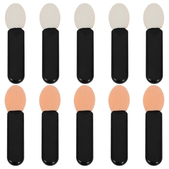 10 pinceles pequeños para aplicar sombras de ojos, aplicador de sombras de ojos en barra, aplicador de maquillaje para mujeres