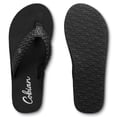 thumbnail image 4 of Sandalia Cobian Braided Bounce Chanclep para mujer, color negro, talla 9, 4 of 4
