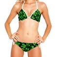 thumbnail image 2 of Saint Patrick's Day Detachable Sponge Adjustable Strap Swimsuit Set - 2 Pack for Beach & Pool Parties, 2 of 6