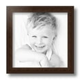 thumbnail image 2 of ArtToFrames 9" x 9" Walnut Picture Frame, 9x9 inch Brown Wood Poster Frame (WOM-4094), 1 Pack, 2 of 7