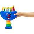 thumbnail image 4 of Aviv Judaica Plush Hanukkah Menorah - Musical Menorah Plays 2 Classic Hanukkah Melodies Includes Removable Candles & Candle Bag, 4 of 7