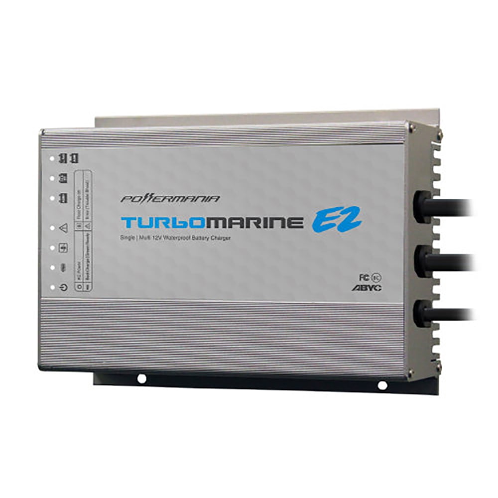 Powermania Turbo M208E2 8 Amp 2Bank 12VDC Waterproof Charger