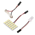 thumbnail image 1 of T10 5050 18-SMD LED Panel Car Interior Dome Light Adapter-, 1 of 6