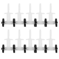 NICEXMAS 20pcs Ceiling Curtain Track Pulleys Flexible Drapery Rail System