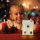 thumbnail image 5 of Casita de Cerámica Hueca, Decoración Navideña con Luz Led, Pequeño Regalo | Diseño de Copo de Nieve/Árbol de Navidad | Luz Amarilla Cálida | Luz Nocturna de Mesilla | Esmalte de Porcelana Cocida a Al, 5 of 7