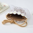 thumbnail image 7 of Zanarzt Baby Summer Hat Toddler Girls Straw Hat and Shoulder Bag Set Daisy Flower Beach Cap Wide Brim Summer Sun Hat Foldable Hat Khaki,One Size, 7 of 7
