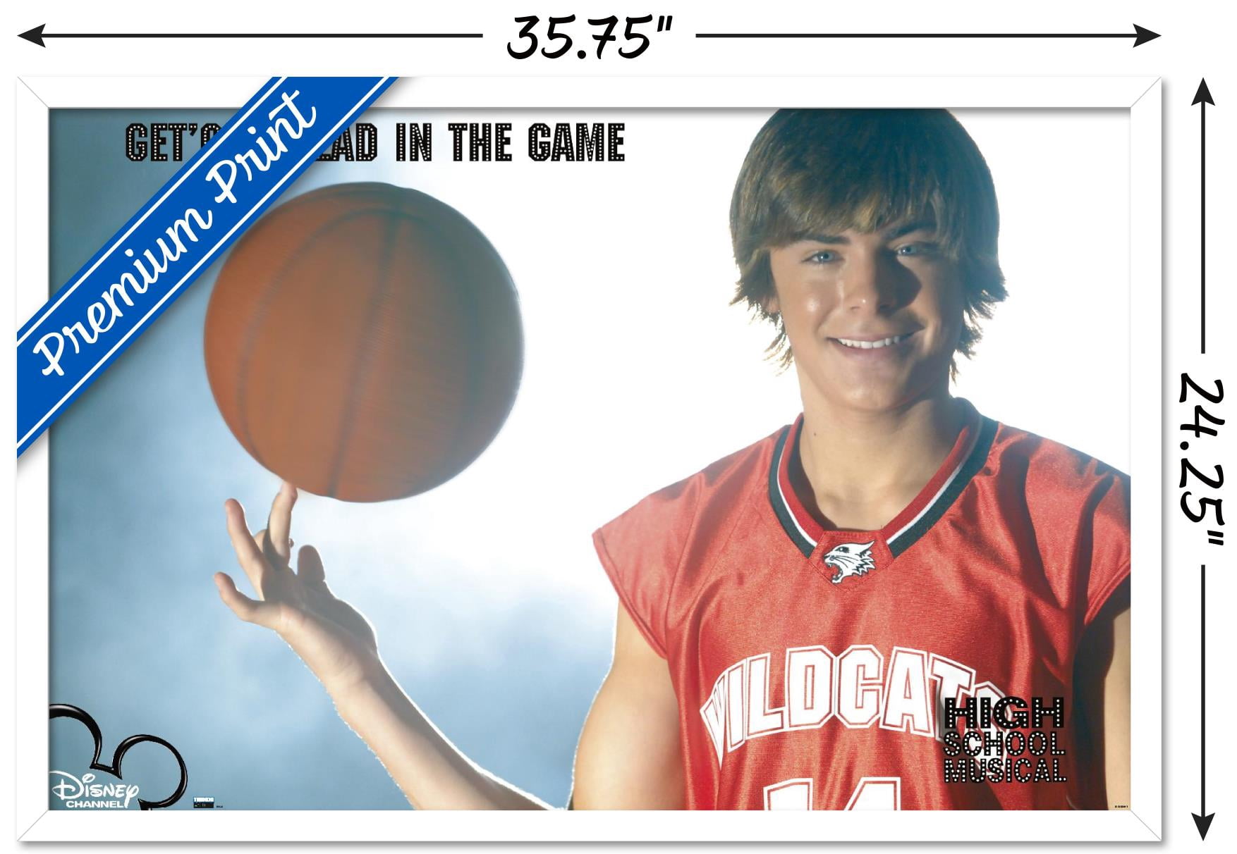 High School Musical - Troy - Game Wall Poster, 22.375" x 34" Framed