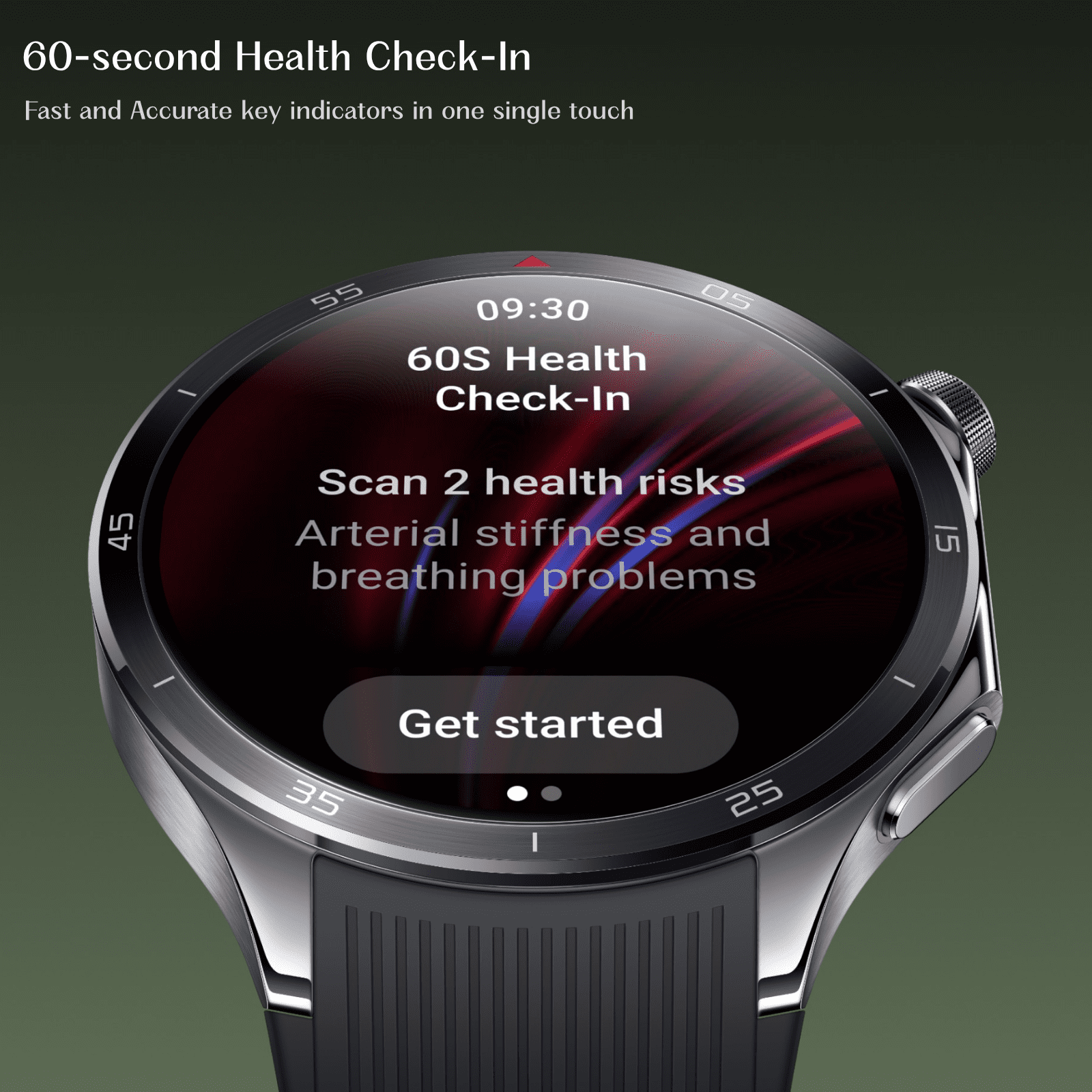OnePlus Watch 3 Smart Watch LTPO AMOLED Snapdragon W5 Dual Frequency GPS Wear OS Obsidian Titanium,Global Version